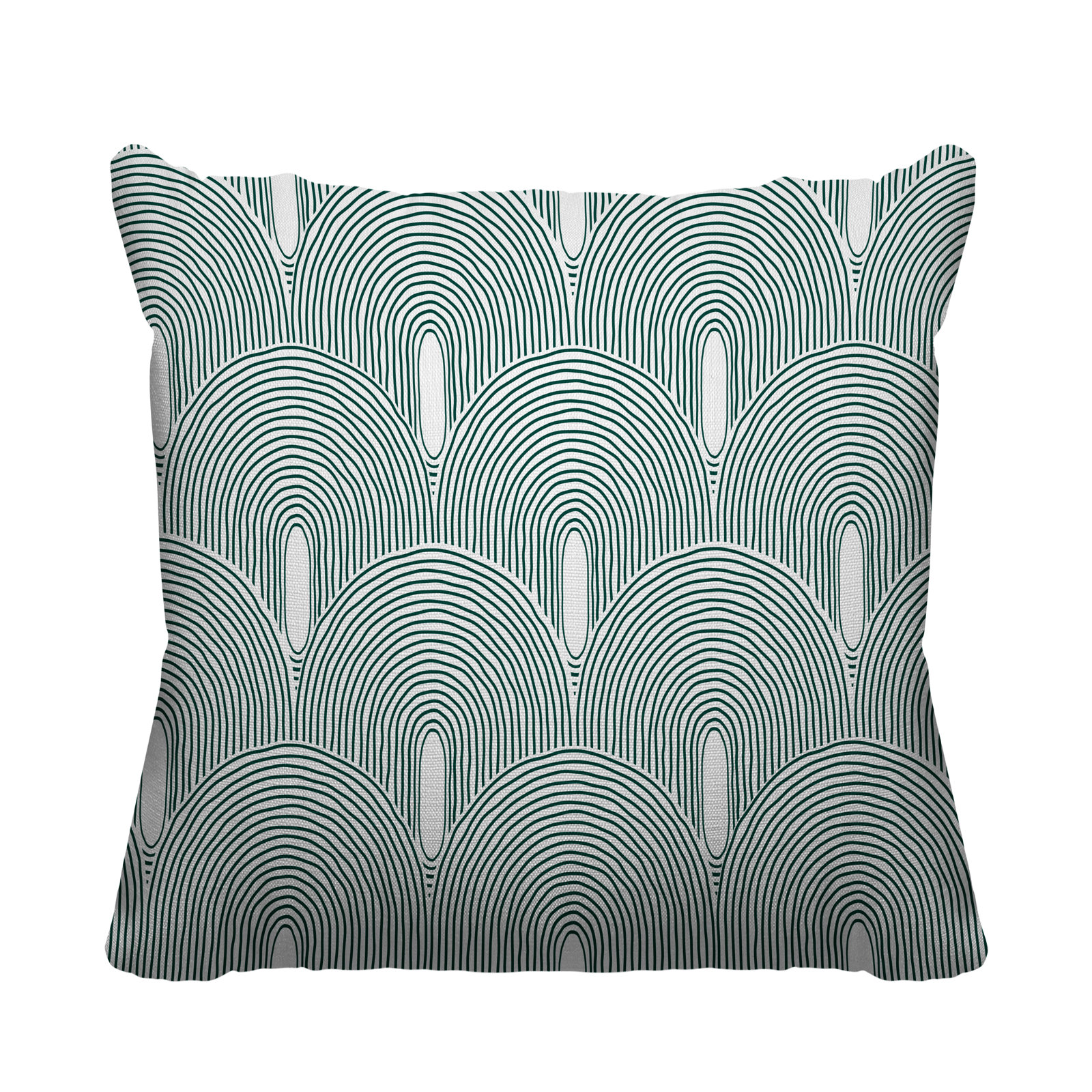 Limpo Starburst Indoor/Outdoor Throw Pillow, 20"H x 20"W, Emerald, Square