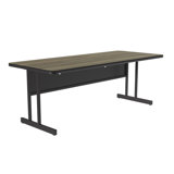 Trapezoid 6 Person 72'' L Computer Table with Modesty Panel