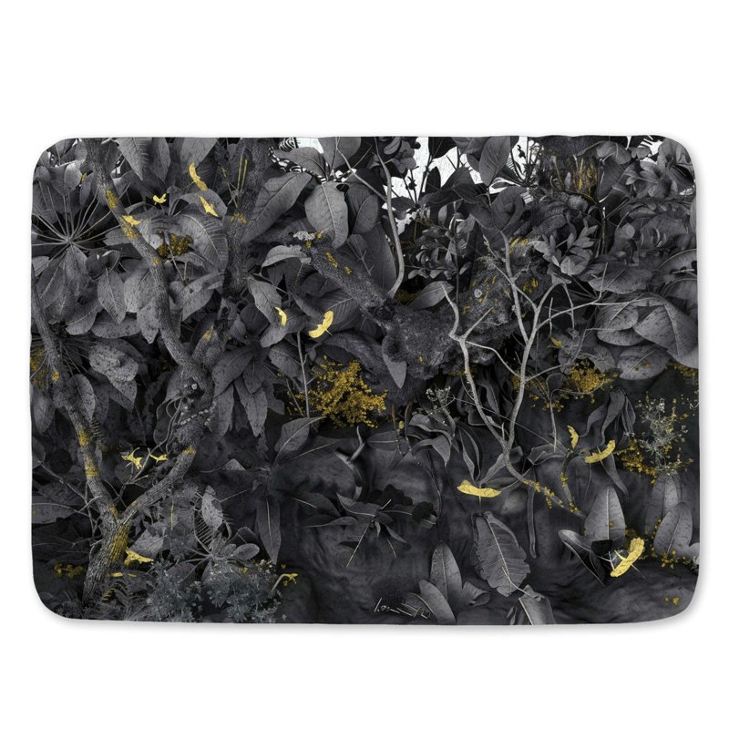 Tapis de bain Jungle Nature, Simple - L 24 po x l 17 po