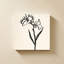 «Ink Flower II Cream» par Sara Zieve Miller, impression sur toile-131263068-131263074-131263075