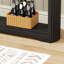 Canapé 70,1 "à motif ondulé avec 3 tiroirs - Noir-2011500232