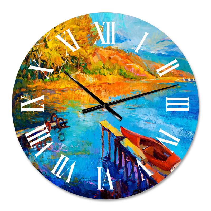 Horloge murale Sunset Lake, Petit