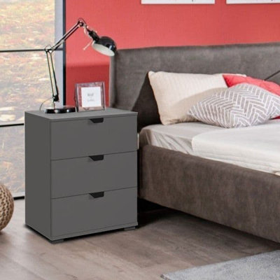 Camalla 45cm W Manufactured Wood Bedside Table