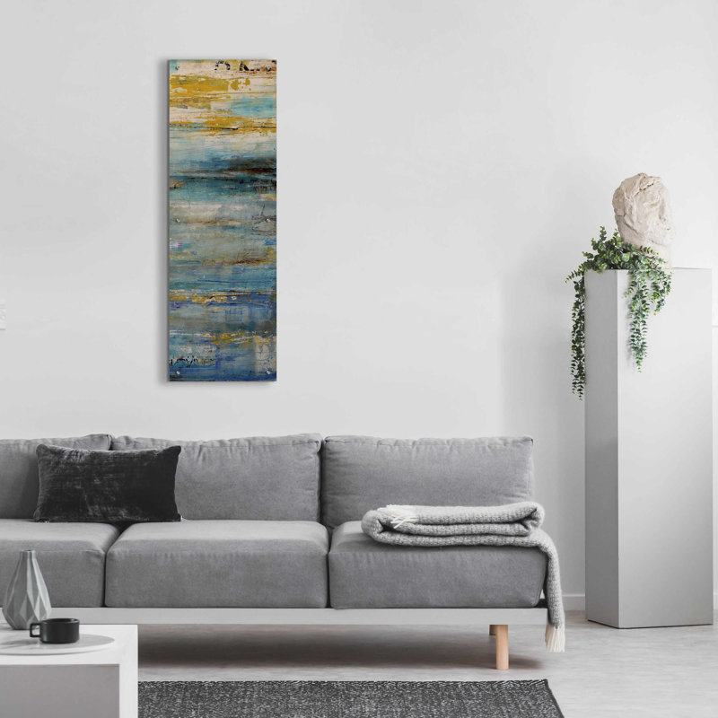 «Beyond the Sea II» par Erin Ashley, art mural en verre acrylique, H 48 po x l 16 po x P 0,2 po