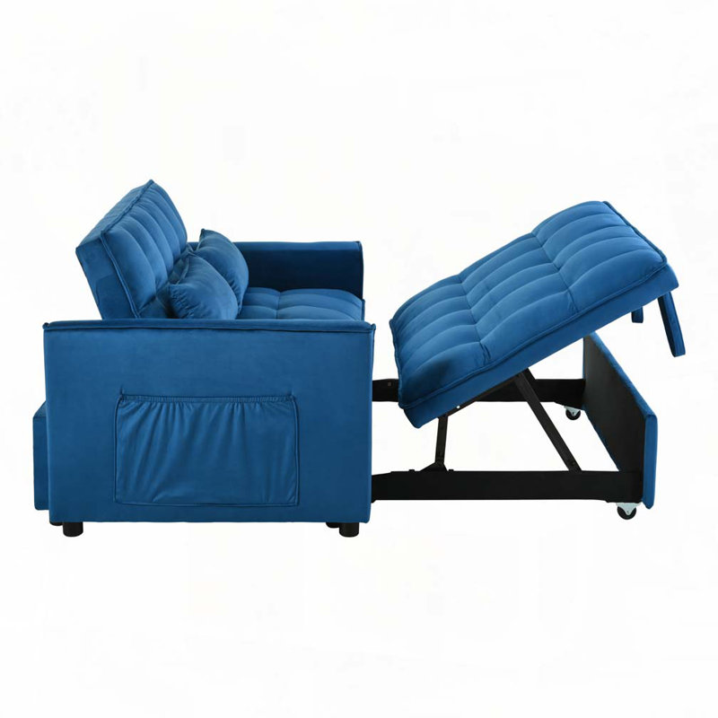 Canapé-lit convertible, Bleu