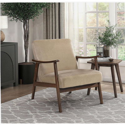 Chaise d'appoint Mid-Century Modern Design 1 pièce