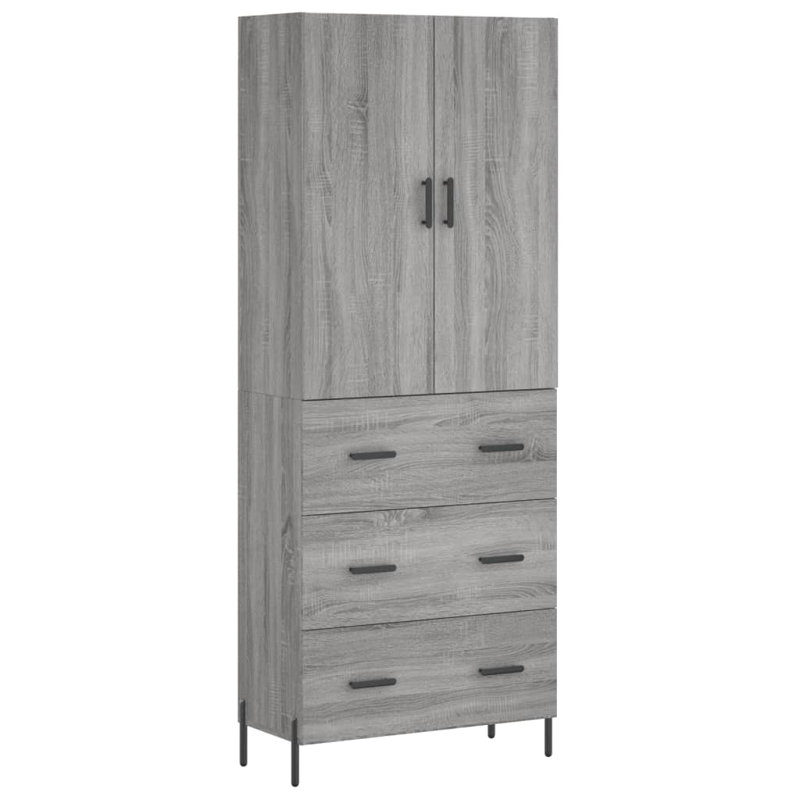 69.5cm Sideboard, Grey Sonoma