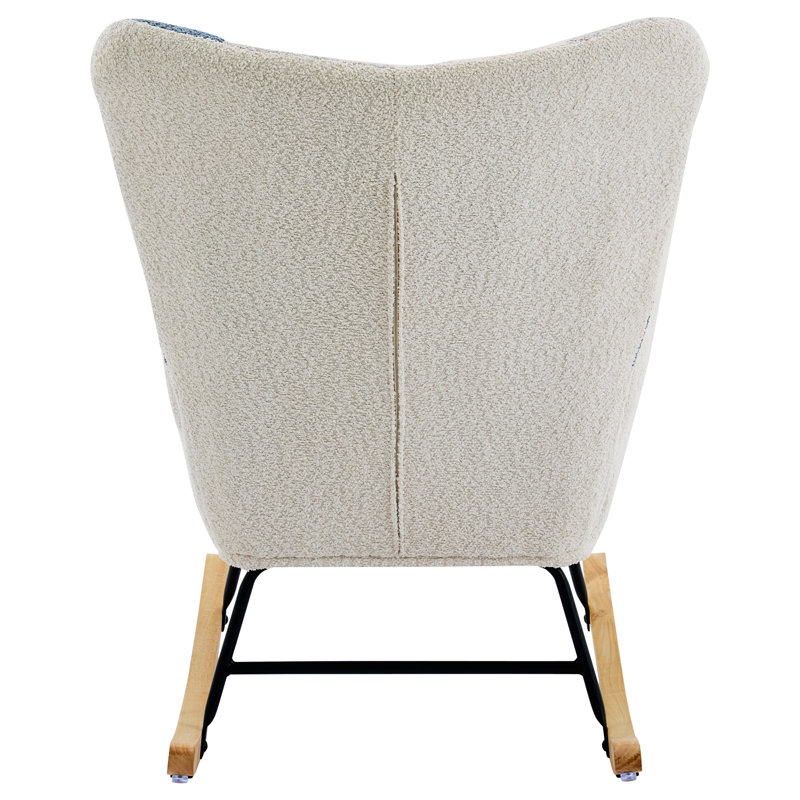 Pierce Rocking Chair, Light Colorful