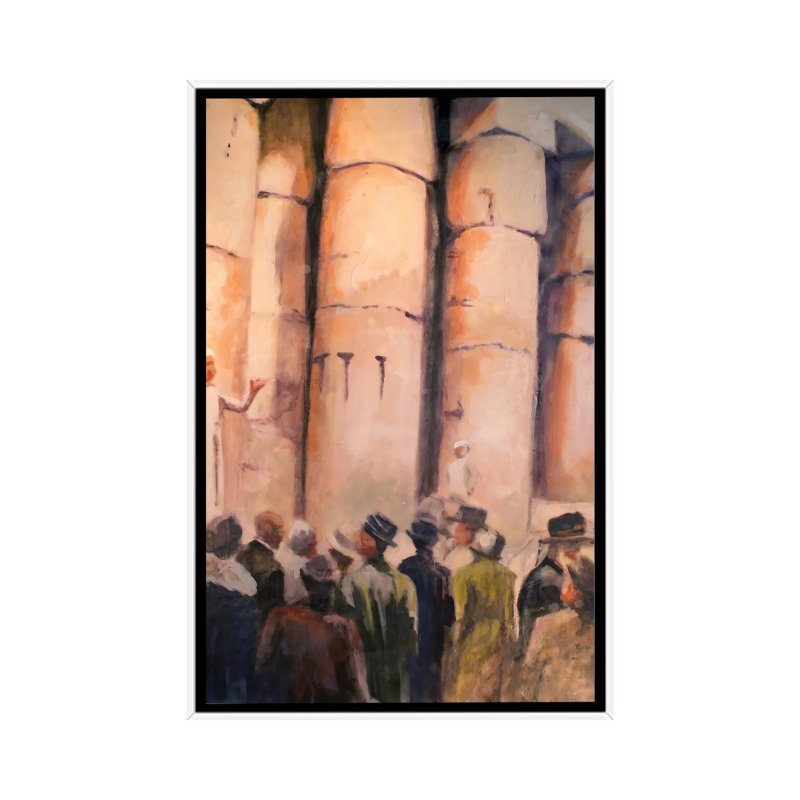 Dio Della Luna 1 Piece Wall Art on Canvas, 66.04 cm H x 45.72 cm W x 4.445 cm D, White