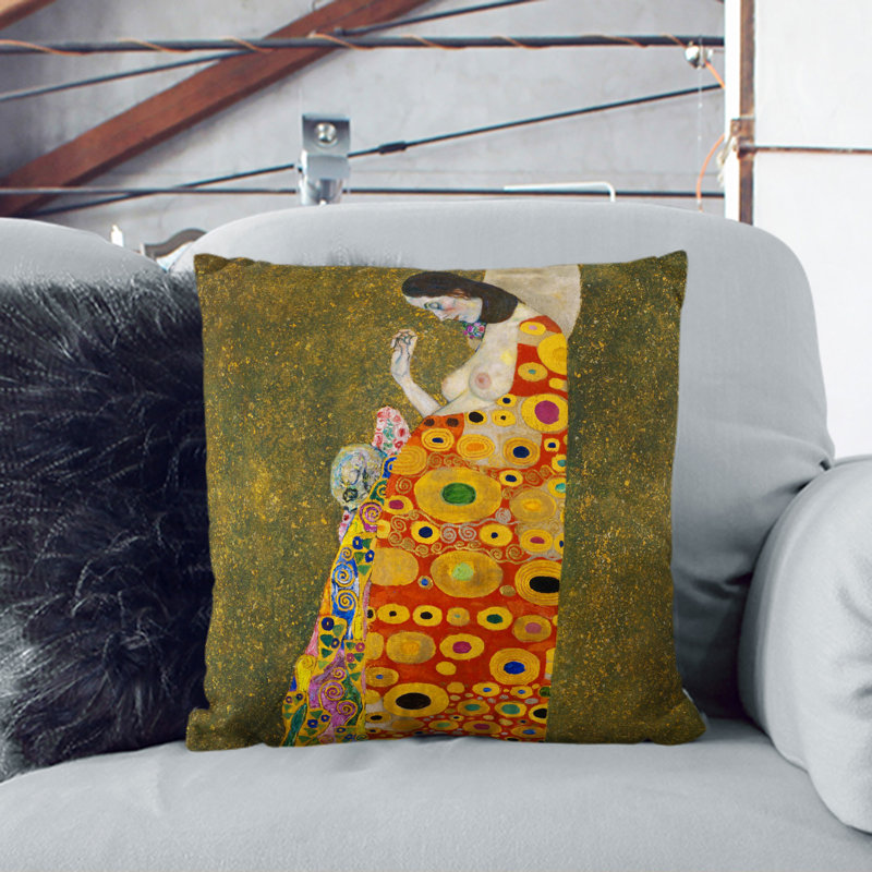 Hope Ii Square Throw Cushion, 55cm H x 55cm W x 20cm D, Stone