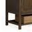 60" Freestanding Double Sink Warm Natural Fir Bathroom Vanity with 1" White Engineered Marble Top