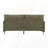 Fabric Sofa with 2 Pillows (Compressed Cushion)