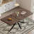 Averni 55.1”-70.7”or 78.7” W Extendable  Rectangular Dining Table with Metal Leg For 6-10 Seat-1656196560-1654620229