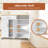 Multifunctional Rolling Kitchen Cart - Spacious Top, Easy Mobility-1304418030