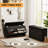 8 Pair Shoe Storage Bench With Lift Top, 2 Flip Drawers & Padded Seat Cushion - Entryway, Hallway, Living Room Shoe Organizer Cabinet Serkis-984672386