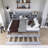 Wood Captain Bed With Trundle,Drawers-476885555-476885517