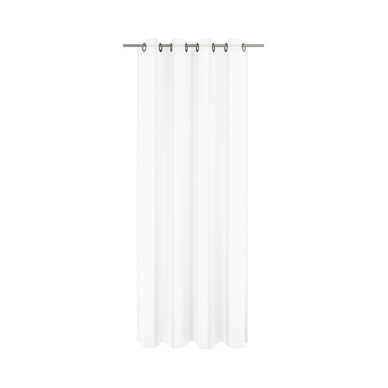 London Semi Sheer Curtain Single Panel, 600cm Width x 145cm Drop