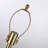Modern Gold Metal Alabaster Stone Table Lamp