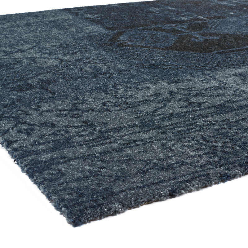Tapis bleu Paske, 6 pi 7 po x 9 pi 6 po