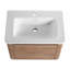 Meuble-lavabo mural avec lavabo en céramique blanche et porte à fermeture en douceur-1712131904