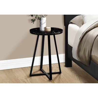Table moderne noire pour la chambre à coucher, le salon et les bureaux