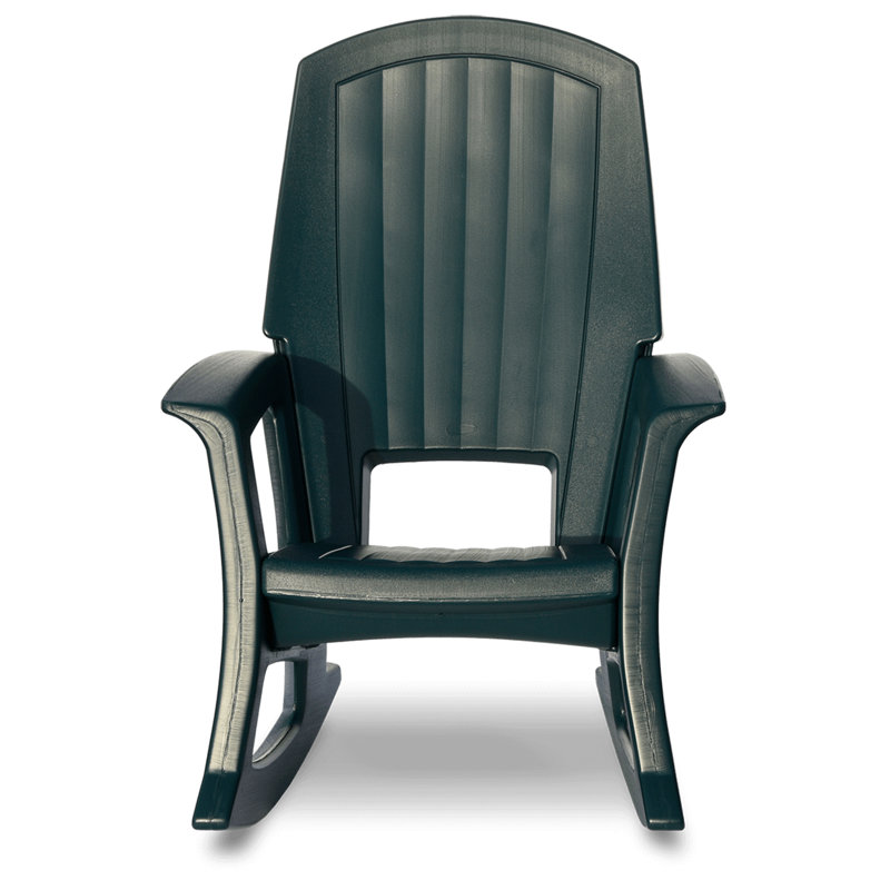 Chaise berçante d'extérieur Rockaway de Semco, Vert