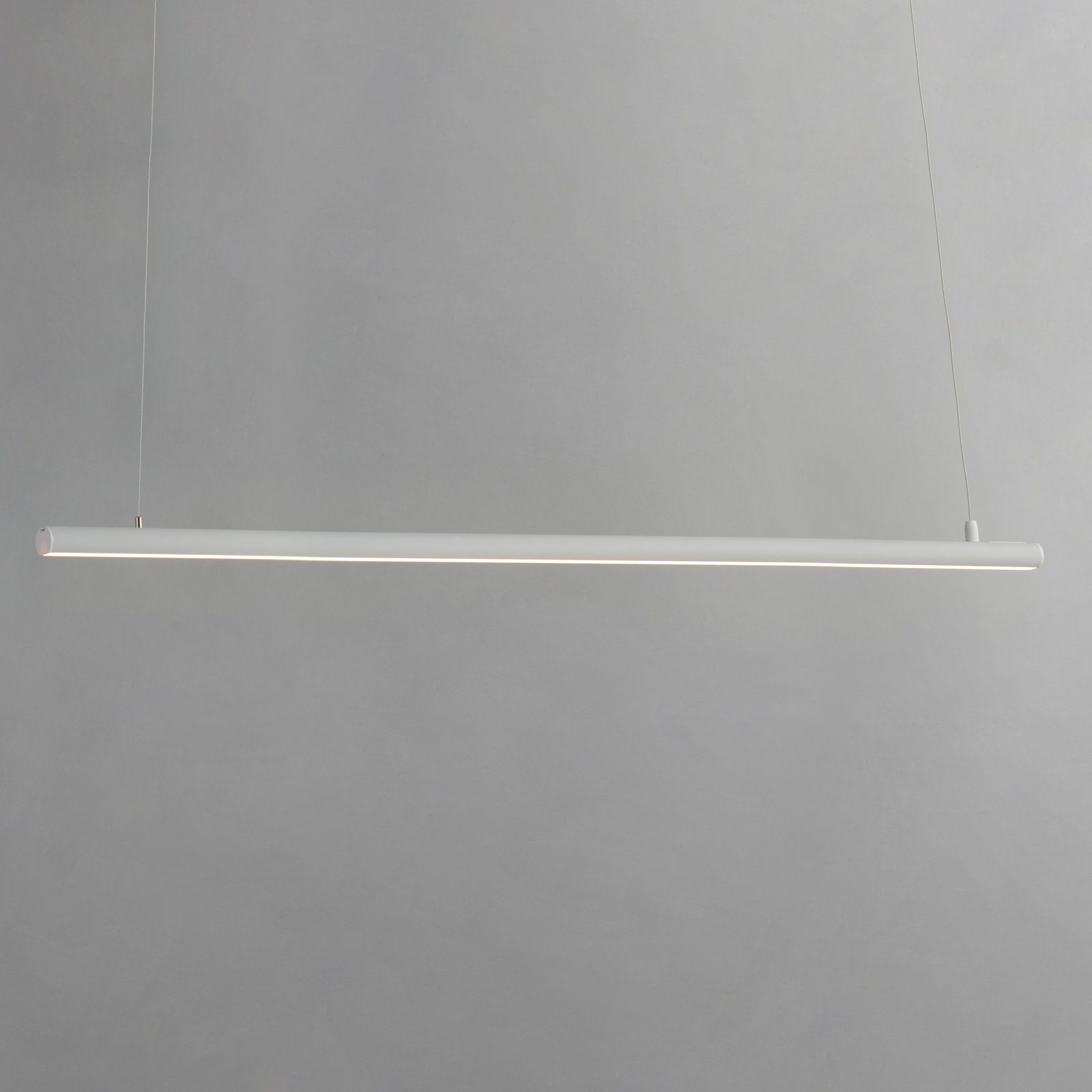 Collie Single Light LED Pendant, White