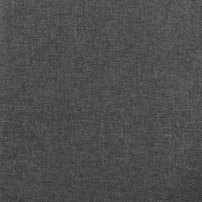 Lit à panneau tapissier gris anthracite Maille, Grand lit