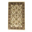 Tapis oriental crème crème à motif floral traditionnel fait à la main Agra Jaipur-100354146