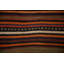 Tapis kilim à rayures Saul Vintage