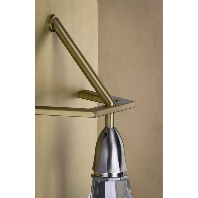 1 - Light LED Armed Sconce