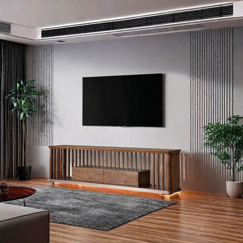 New Chinese style simple solid wood TV cabinet
