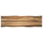 Selwyn Live-Edge Solid Sheesham Dining Bench with Iron Sled Legs, Light Sheesham and Black
