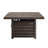 Baecher Aluminum Propane Outdoor Fire Pit Table with Hidden Fuel Tank Storage & Lid-1461228994-1369971125