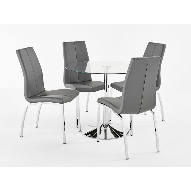 Lorca 4 - Person Dining Set, Grey