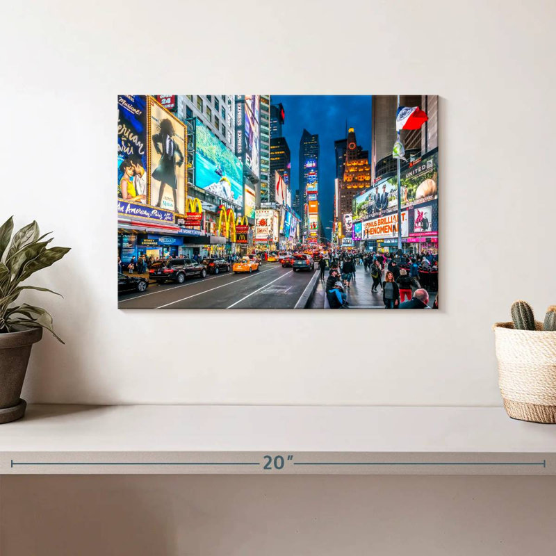Hannes Iconic NY, Times Square, H 8 po x l 12 po