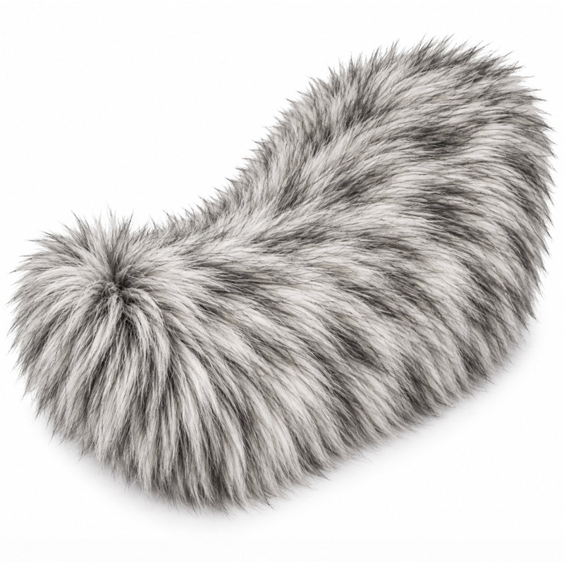 Housse de selle de moto en véritable peau de mouton de Nouvelle-Zélande – Fabriquée aux États-Unis, White with Black Tips