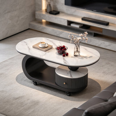 Table basse légère de luxe avec rangement