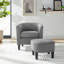 Chaise rembourrée avec repose-pieds-1783890151