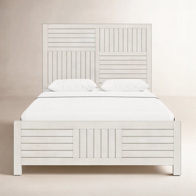 Tyson Full Solid Wood Panel Bed