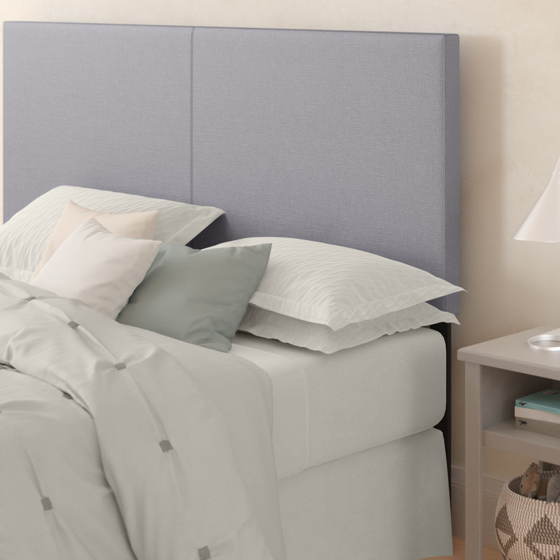 Tête de lit tapissier Karp, Grand, gris