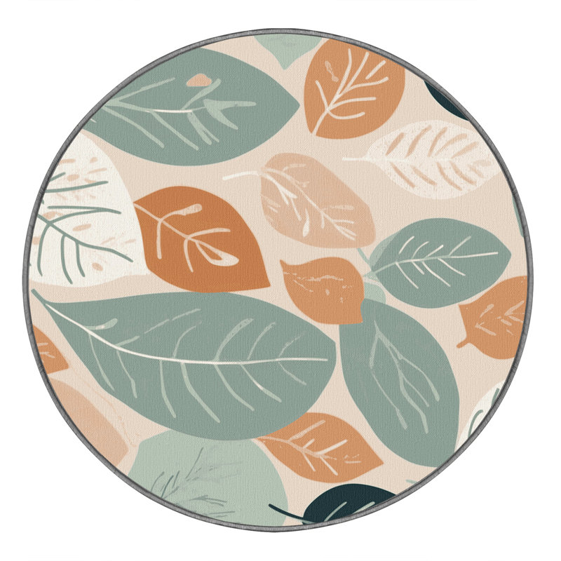 Earthen Glow Rug, Round 5'