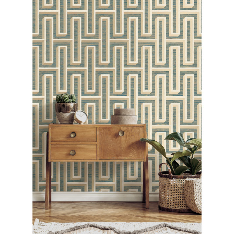 Geometric Roll, Blue