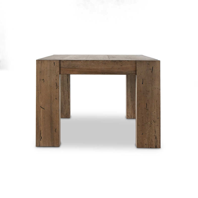 Abaso Dining Table, Rustic Wormwood Oak