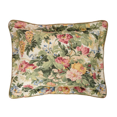 Virginia Multi Traditional Cotton Floral Sham
