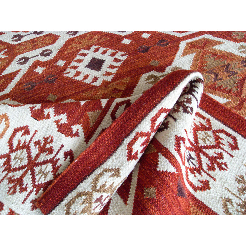 Southwestern Wool Hand Woven Area Rug, Rectangle 155 x 240cm