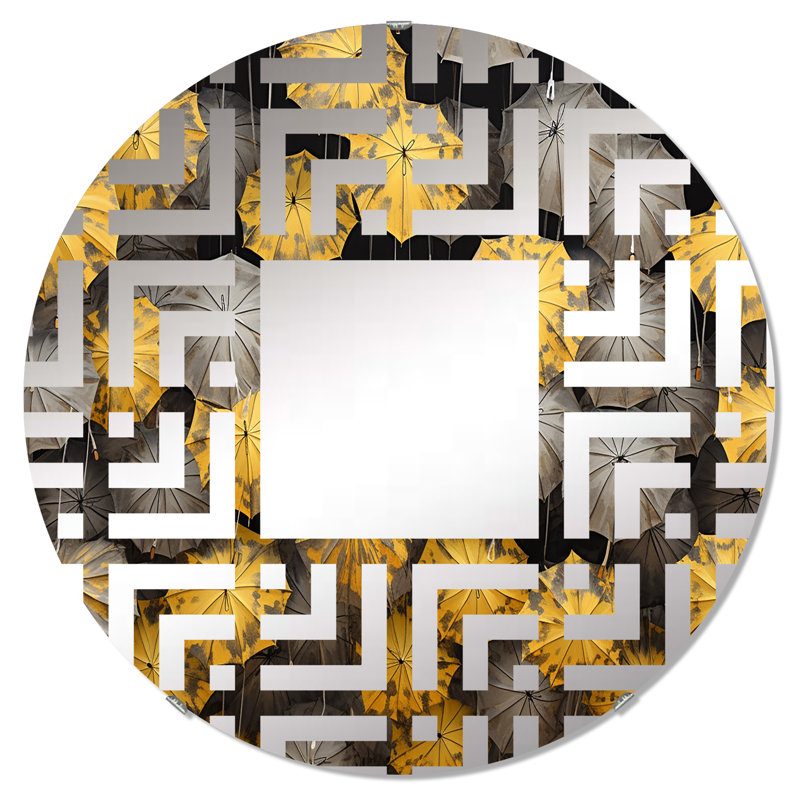 Miroir mural rond, 31,4 po x 31,4 po