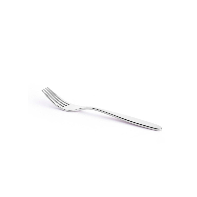 Clista Stainless Steel Salad/Dessert Fork | Silver | 7.6" | 12 Pcs