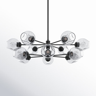 Anastasia 12 - Light Metal Dimmable Sputnik Chandelier