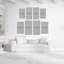 «A Thousand Silver Lifetimes», ensemble de 4 peintures sur toile tendue-77161005